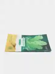 Тёмно-зелёный комплект по 5, 10 штук Увлажняющая Тканевая маска для лица с протеинами шелка
