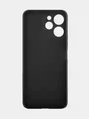 Черный чехол для Xiaomi Redmi 12 силиконовый BROSCORP матовый, тонкий, с бортиком-защитой камер