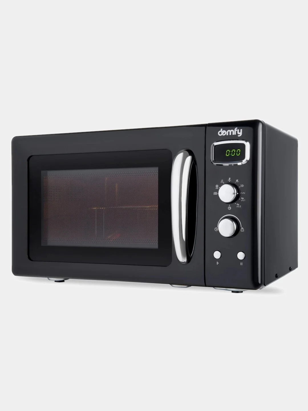 Микроволновая печь DOMFY DSB-MW104, 800 Вт, 23 л, черный