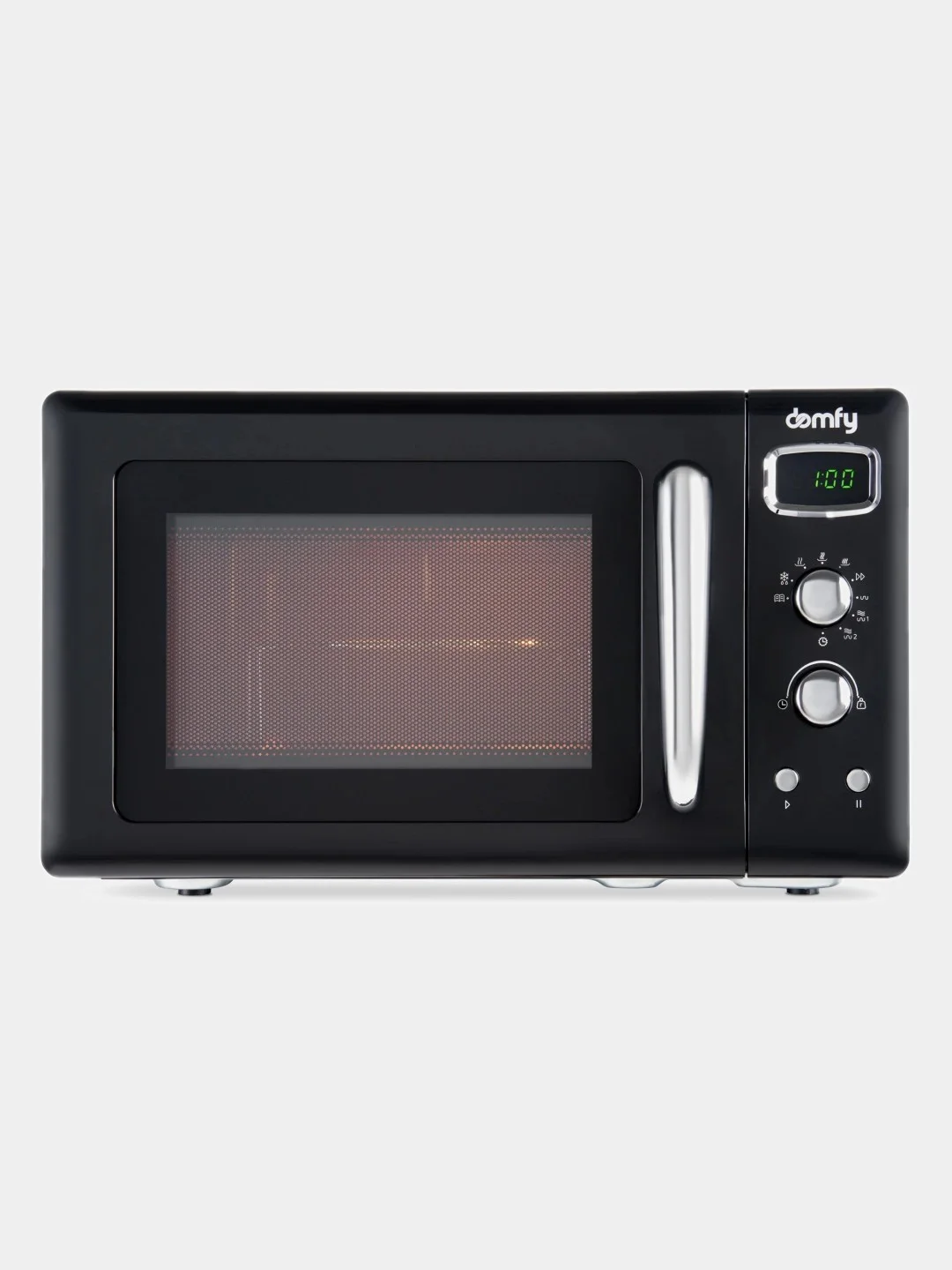 Микроволновая печь DOMFY DSB-MW104, 800 Вт, 23 л, черный