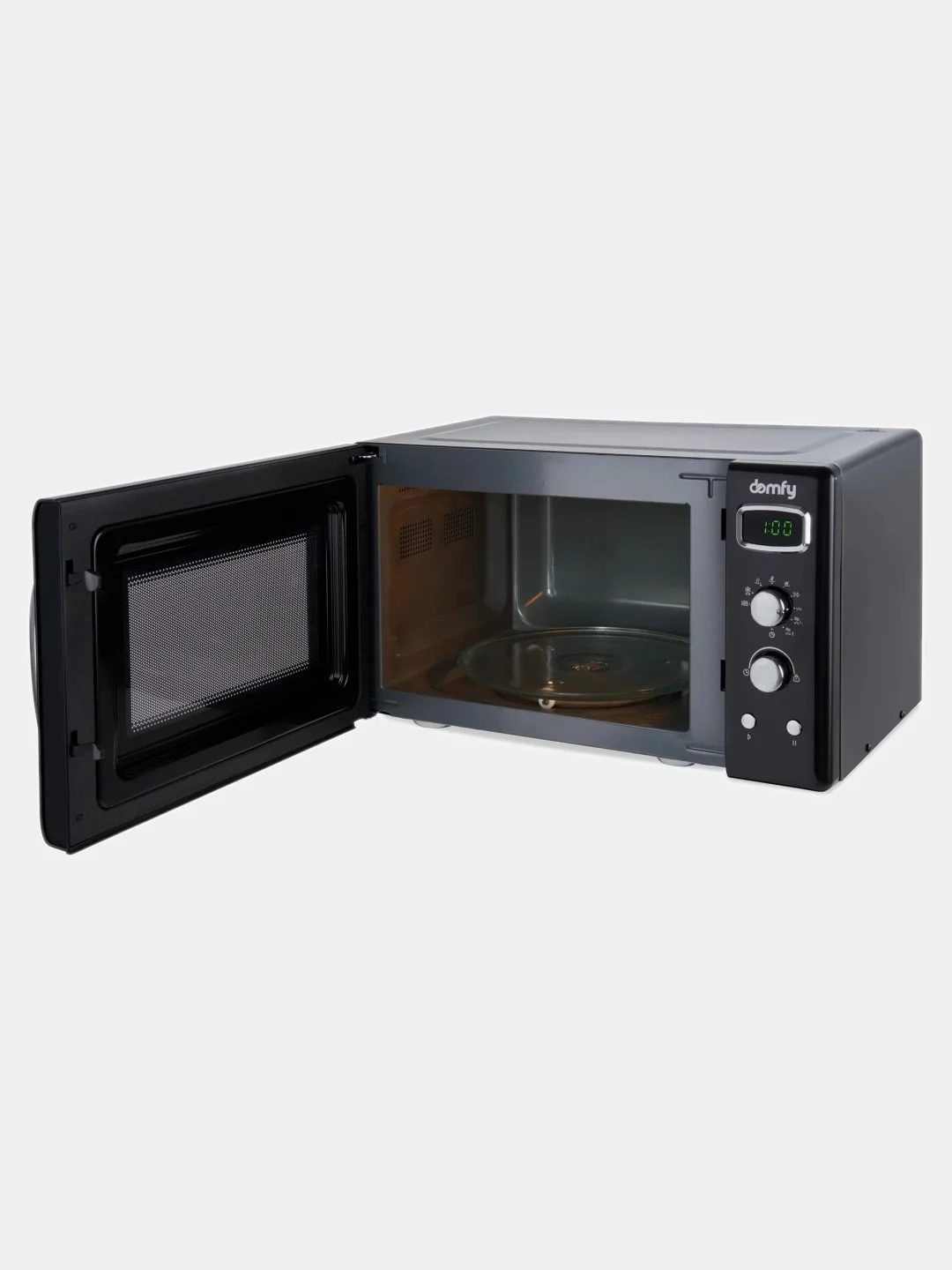 Микроволновая печь DOMFY DSB-MW104, 800 Вт, 23 л, черный