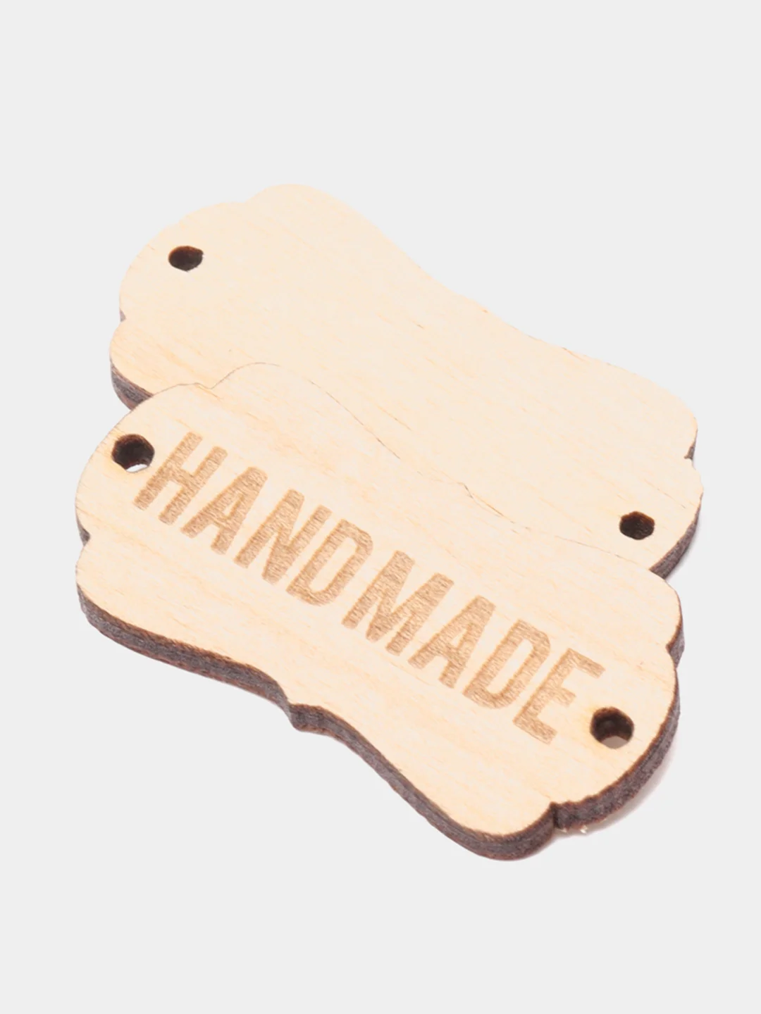 Бирка "Hand made", №2, для творчества, из дерева