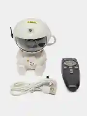 Ночник-проектор звездное небо, светильник космонавт 3D с пультом с таймером, разные режимы