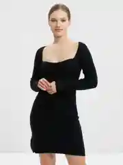 Черный платье женское, классическое