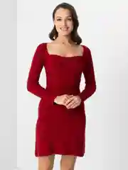 Красный платье женское, классическое