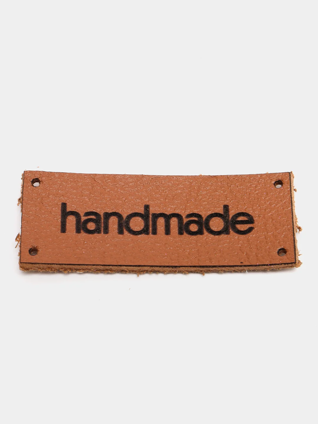 Угольный бирка-нашивка HANDMADE