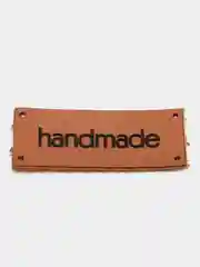 Угольный бирка-нашивка HANDMADE