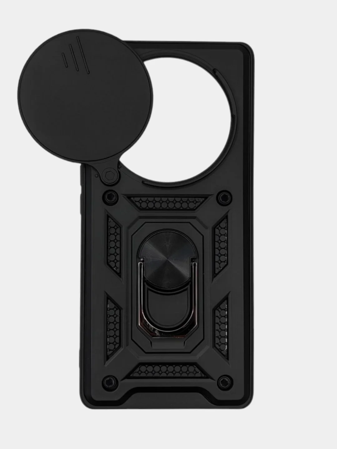 Чехол Honor X9a / Хонор Х9а противоударный, с металлической подставкой кольцом