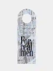 Открытка бирка на бутылку For real men, 17 х 8 см