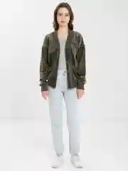 Зелёный хаки кардиган женский, Lilians