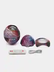 Фиолетовый ночник-проектор с аккумулятором, звездное сияние неба "Яйцо дракона", подарок на Новый год