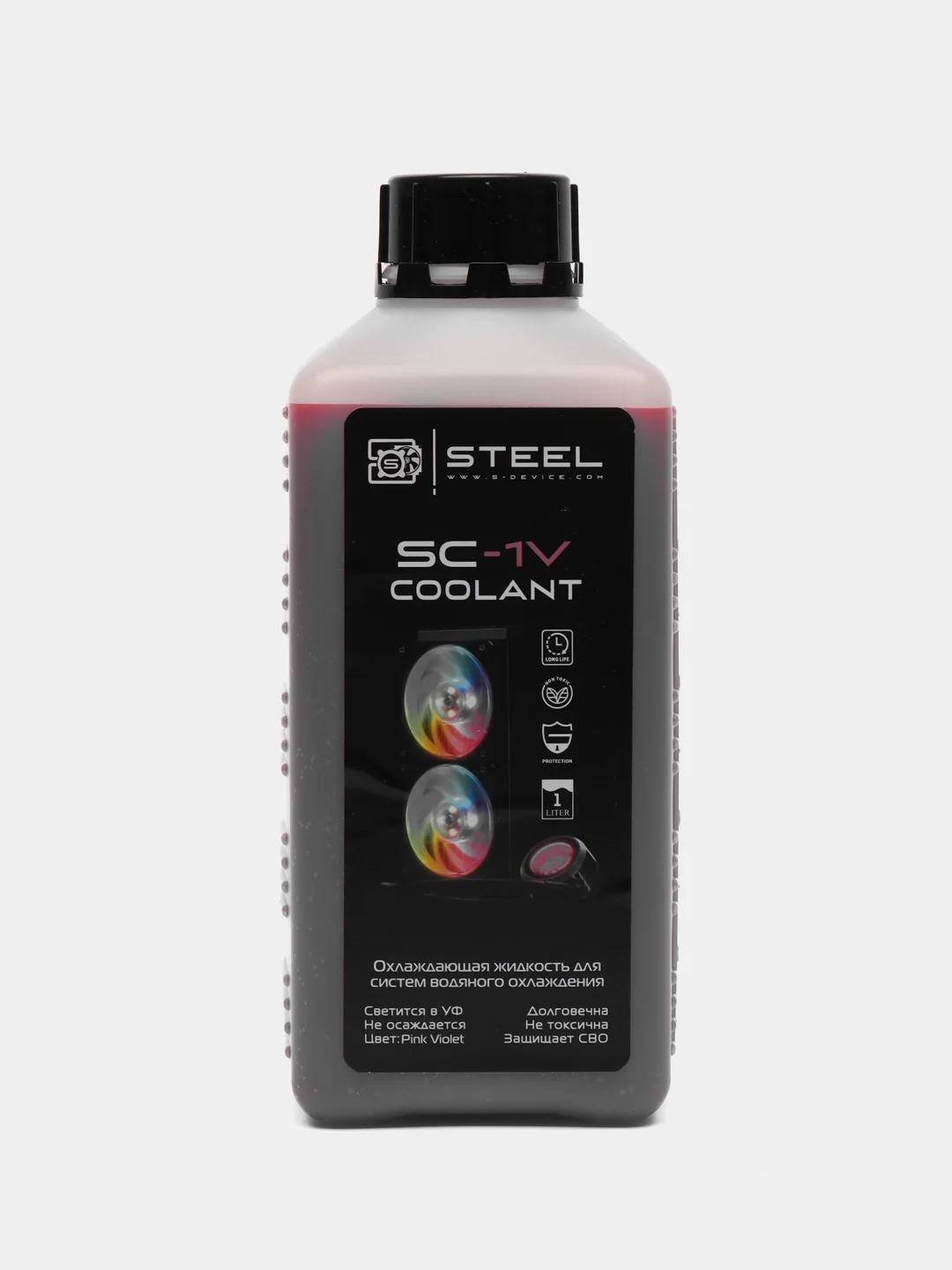 Фуксия жидкость для систем водяного охлаждения !STEEL Coolant SC-1B, 1000 мл