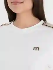 Белый женский спортивыный костюм