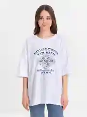 Белый футболка женская оверсайз ,удлиненная