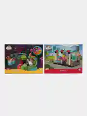 Набор конструкторов для детей Kids Bricks ферма пикник пекарня вертолет парк развлечений