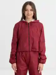 Бордовый костюм с укороченной курткой one size