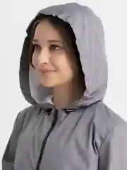Серый костюм с укороченной курткой one size