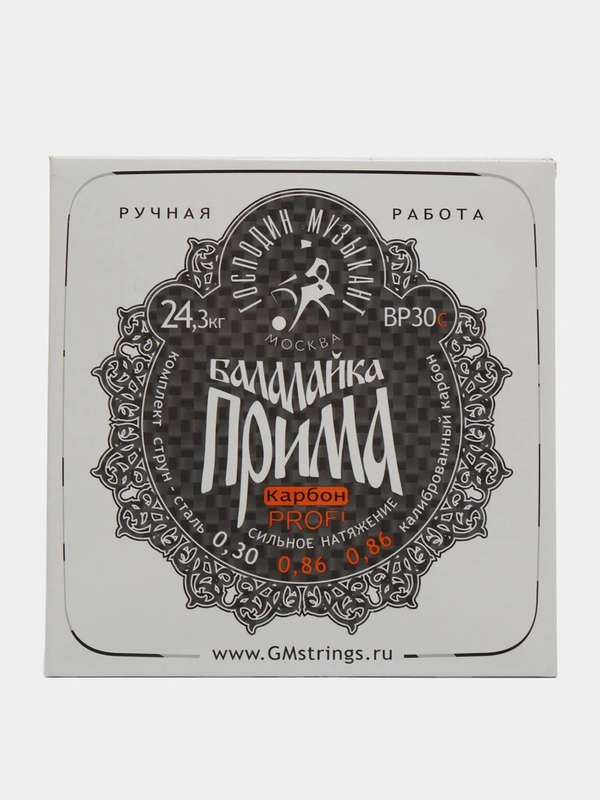 Струны для балалайка прима GM BP30C