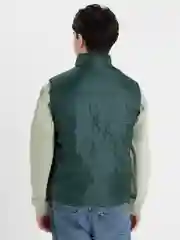 Зеленый жилет мужской, утепленный