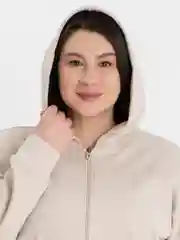 Кремовый спортивный костюм двойка, комплект, худи и штаны, демисезонный, больших размеров 50-56