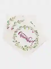 Зеленый наклейки "Спасибо", стикеры круглые для упаковки и подарков. 10 шт. d= 3,5 см