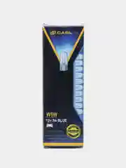 Лампа автомобильная W5W CARLine Blue Replacement Bulb 12V 5W (Box10) CLN5137