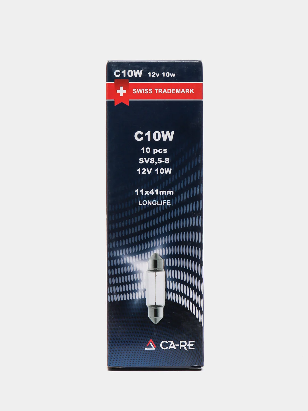 Лампа автомобильная C10W CA-RE 41mm Festoon Bulb 12V 10W (Box10) RB046 / 30399