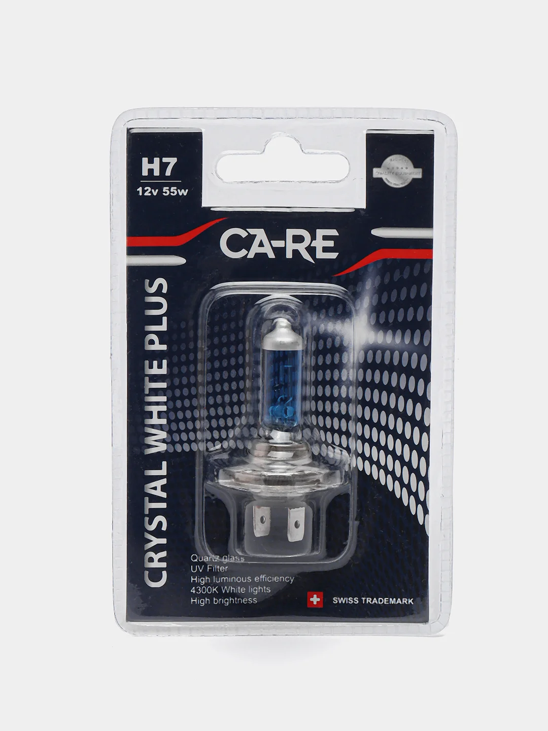 Лампа автомобильная H7 CA-RE Crystal White Plus Halogen Bulb 12V 55W Blister 30733