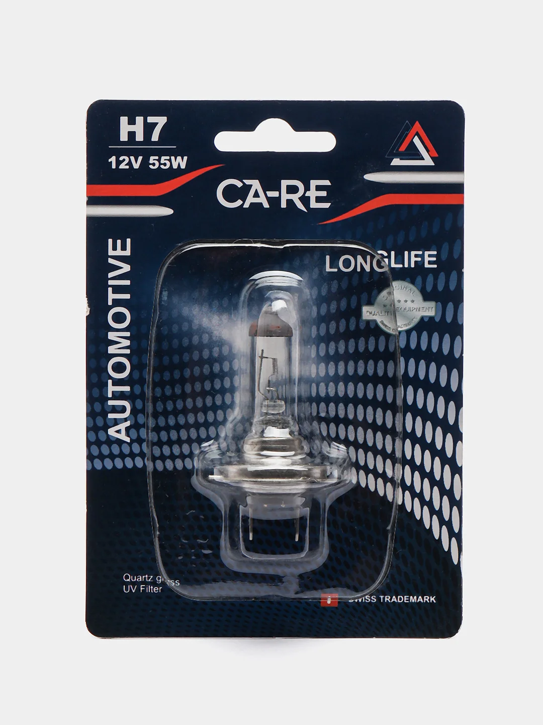 Лампа автомобильная H7 CA-RE Halogen Bulb 12V 55W Longlife Blister RB005LL-BL / 30979