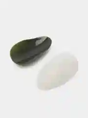 Зеленый матовые накладные ногти +клей