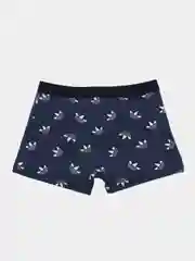 Индиго трусы боксеры мужские, хлопок, с принтом