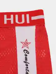 Белый мужские трусы боксеры, сетчатые