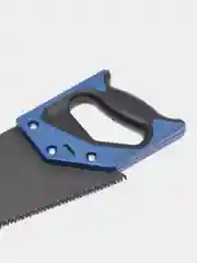 Ножовка по дереву ТУНДРА, 2К рукоятка, тефлоновое покрытие, 3D заточка, 7-8 TPI, 450 мм