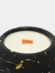 Черный ароматическая свеча