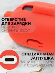 Белый чехол для беспроводных наушников Xiaomi Redmi Buds 3 Lite силиконовый КАРТОФАН матовый