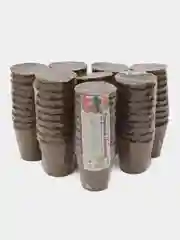 Горшочек торфяной для рассады d80мм h80мм. Набор 8 упаковок х 10шт. (2903)
