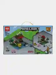Тёмно-серый конструктор Minecraft(Майнкрафт) My World(Мой мир) совместим с Лего (Lego) 340-550 деталей