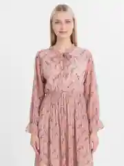 Розовый женское платье