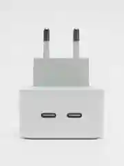 Зарядное устройство для iPhone, iPad, Mac, с двумя портами USB-C PD, 35W