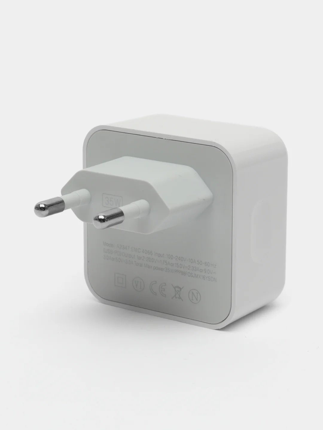 Зарядное устройство для iPhone, iPad, Mac, с двумя портами USB-C PD, 35W