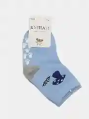 Синий носки детские, антискользящие, 1, 6, 12, 18 месяцев
