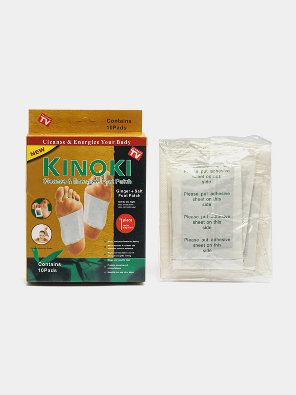 Лечебный пластырь Kinoki, пластырь для выведения токсинов, очищение организма