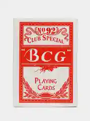 Игральные карты для покера BCG (красная рубашка), покер, игральные карты, карты