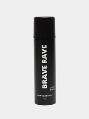 Birdybird черная спрей-краска для волос Brave Rave, 150 мл