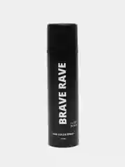 Черный birdybird черная спрей-краска для волос Brave Rave, 150 мл