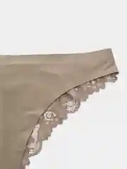 Угольный трусы-танго женские