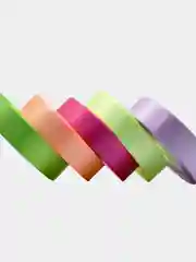 Салатовый лента атласная, 20 мм х 23 +-1 м, набор 5 шт, лента атласная, 2 см