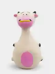 Черный летексная мультяшная игрушка с пищалкой, для собак