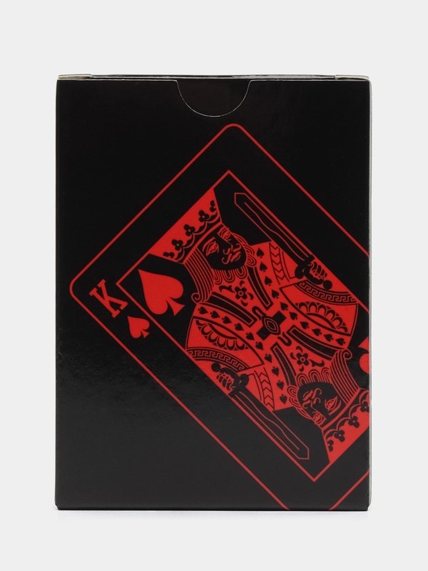Игральные карты пластиковые, для покера, черного цвета 54 шт