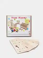 Белый мебель для кукол, 6 наборов, комната в кукольный домик, дом для куклы, конструктор из дерева
